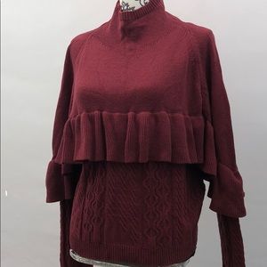 Project Naadam Red Cordovan Sweater